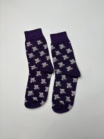 Poodle Purple socks FS006 - Image 3