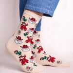 Cowboy Santa Crew Socks FS028