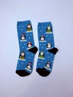 Cozy Penguin Crew Socks FS025 - Image 3