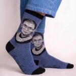 Ruth Bader Ginsburg Portrait Crew Socks FS031