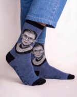Ruth Bader Ginsburg Portrait Crew Socks FS031