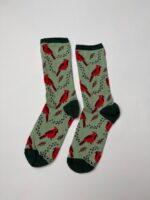 Cardinal Songbird Crew Socks FS022 - Image 3