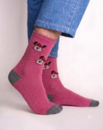 Puppy Beanie Crew Socks FS026