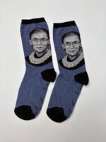 Ruth Bader Ginsburg Portrait Crew Socks FS031 - Image 3