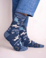 I Love My Mutt Crew Socks FS029
