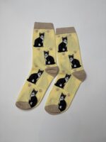 Tuxedo cat body yellow socks FS017 - Image 3