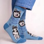 Life Is Better with a Husky Crew Socks FS013