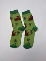Highland Cow Crew Socks FS037 - Image 3