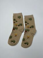 Campfire Bear Crew Socks FS039 - Image 3
