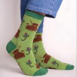 Highland Cow Crew Socks FS037