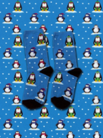 Cozy Penguin Crew Socks FS025 - Image 2