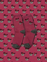 Puppy Beanie Crew Socks FS026 - Image 2