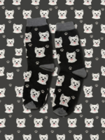 West Highland White Terrier Faces socks FS011 - Image 2