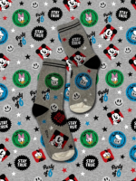 Mickey & Friends Retro Crew Socks FS031 - Image 2