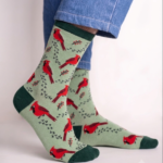 Cardinal Songbird Crew Socks FS022
