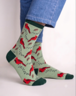 Cardinal Songbird Crew Socks FS022