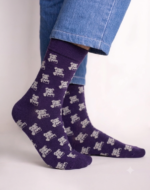 Poodle Purple socks FS006
