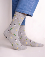 Frenchie Celebration Crew Socks FS030