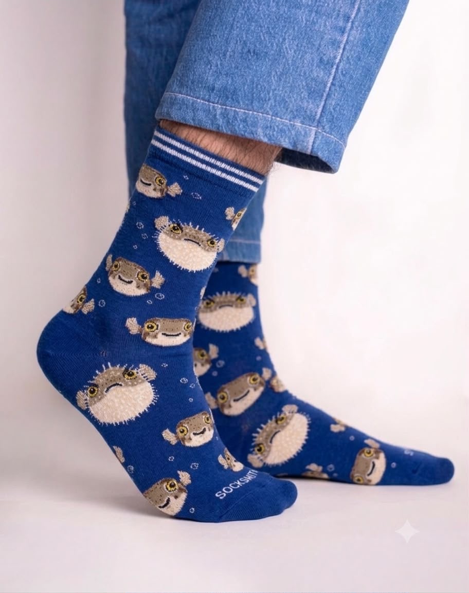 a11bb2ce-a92f-4bea-858f-f87c5dd5e20d Pufferfish crew socks FS018 - Image 1