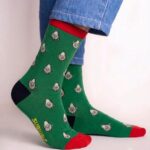 Happy Avocado Crew Socks FS023