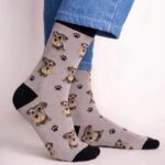 Miniature Schnauzer Faces socks FS009