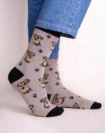 Miniature Schnauzer Faces socks FS009